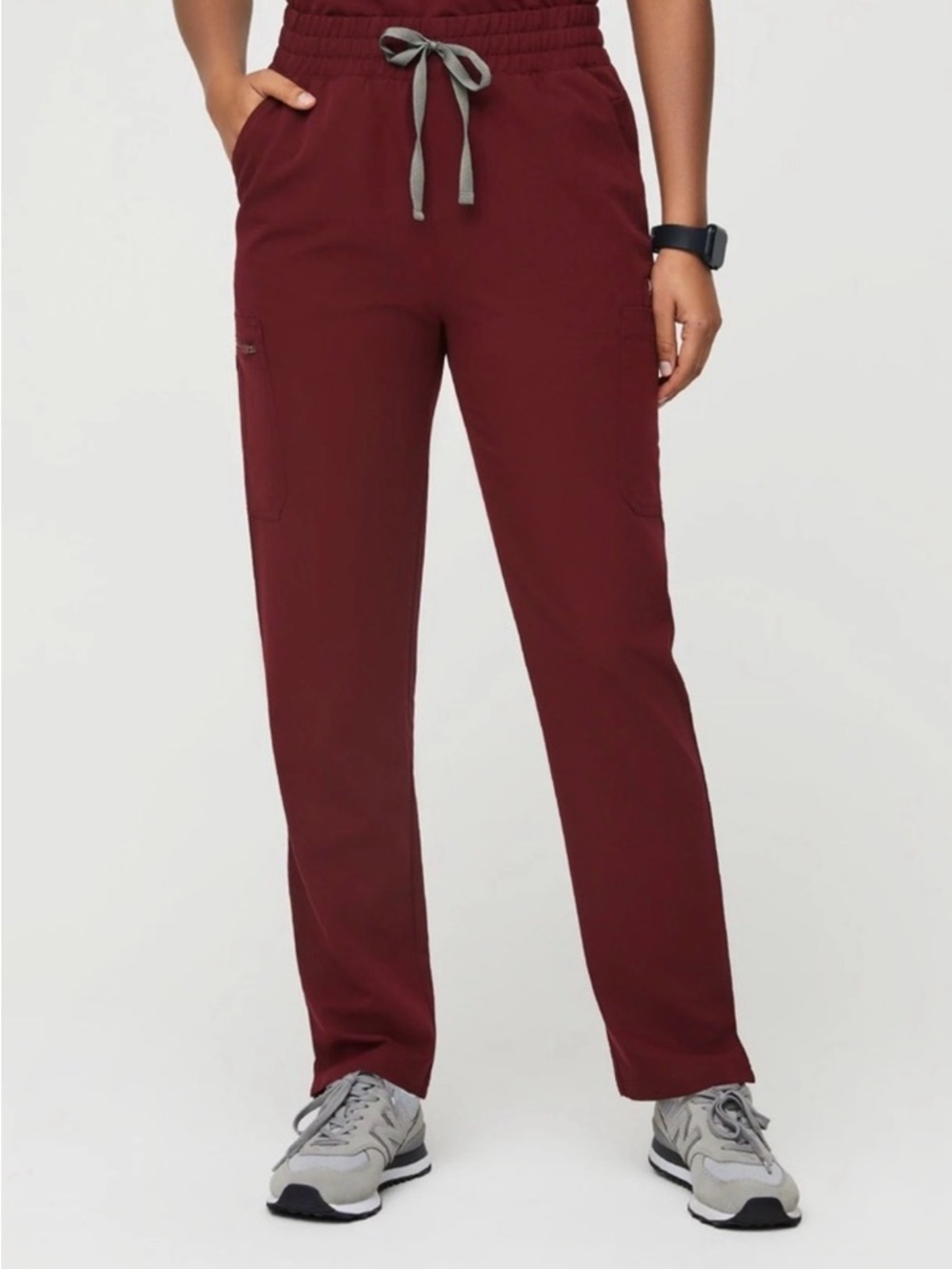 Women’s Straight Leg Burgundy Figs